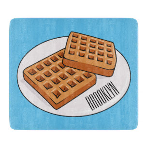 Waffle-tecknad illustration