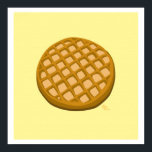 waffle-utskrift poster<br><div class="desc">Den här våfflutskriften gör ett intryck på coolan i vilket kök som helst. Ser underbar ut.</div>