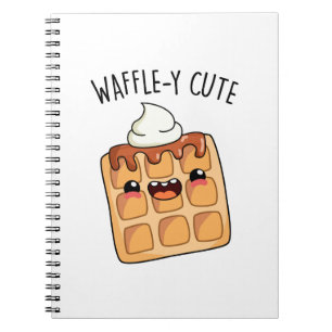 Waffle-y Funny Waffle Pun Anteckningsbok