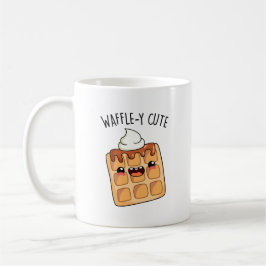 Waffle-y Funny Waffle Pun Kaffemugg