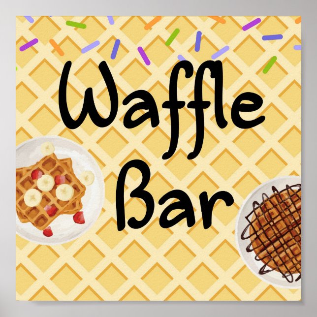 Waffler Bar Poster (Framsidan)