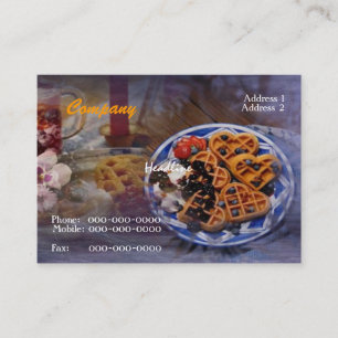 Waffles Affärskort Visitkort