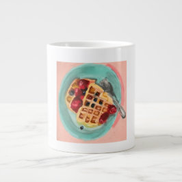 Waffles and Berries Jumbo Mugg