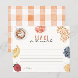 Waffles Coffee Fruits Baby Brunch Advice-kort