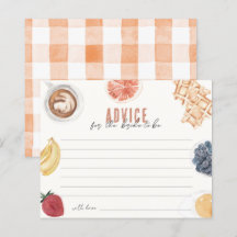 Waffles Coffee Fruits Möhippa Brunch Advice Cards