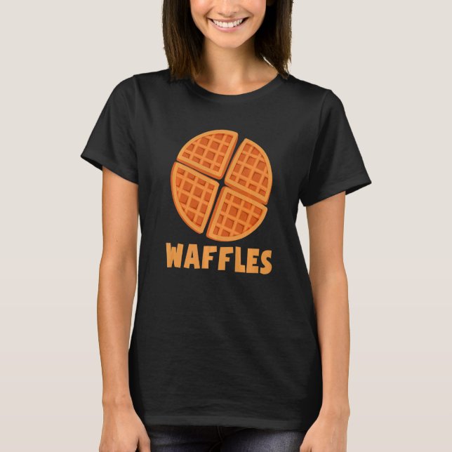 Waffles Costume For Bakers Cookies   waffles   T Shirt (Framsida)