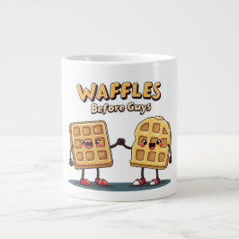 Waffles före Killar Mugg Jumbo Mugg