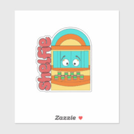 Waffles&Mochi-Shelfie-Vinyl Sticker Klistermärken