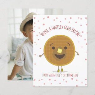 Waffley Bra Friend Classroom Valentine Photo Vykort
