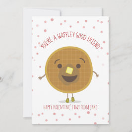 Waffley Bra Friend Waffle Kid Classroom Valentine