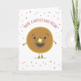 Waffley Bra Friend Waffle Kid Valentine Kort