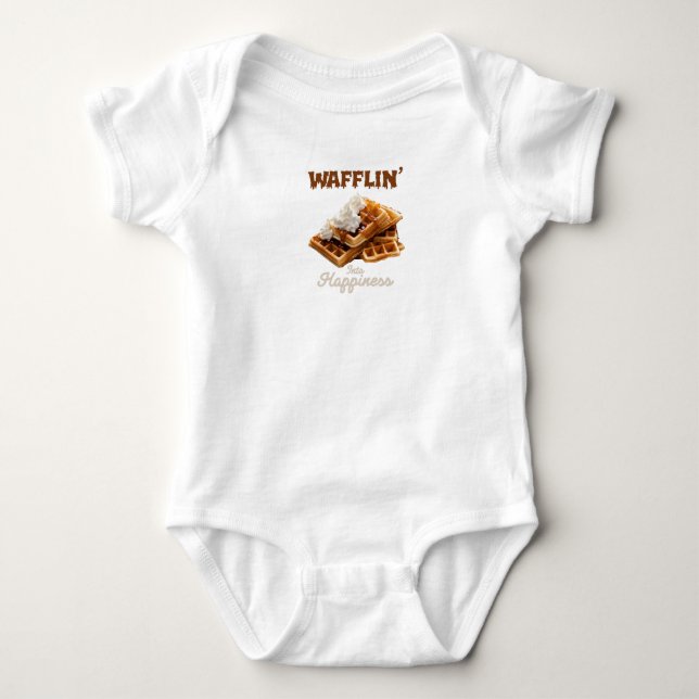 Wafflin’ to Happity T Shirt (Framsida)