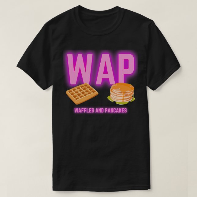 Wafflor och pancakes t shirt (Design framsida)