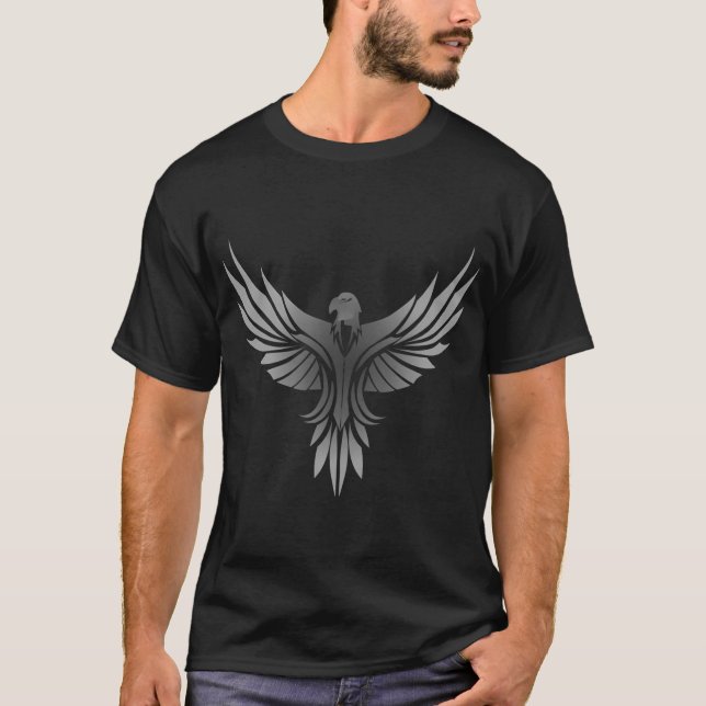 Wafl Silver Örnar T Shirt (Framsida)