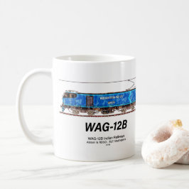 WAG-12B-lok. Indian Railways tåg Kaffemugg