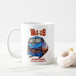 WAG-12B-lok. Indian Railways tåg Kaffemugg