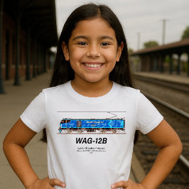 WAG-12B-lok. Indian Railways tåg T Shirt