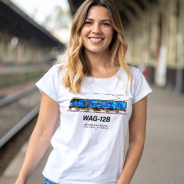 WAG-12B-lok. Indian Railways tåg T Shirt