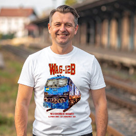 WAG-12B-lok. Indian Railways tåg T Shirt