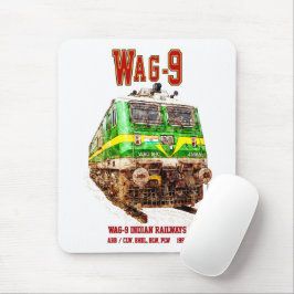 WAG-9-lok. Indian Railways tåg Musmatta