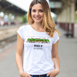 WAG-9-lok. Indian Railways tåg T Shirt