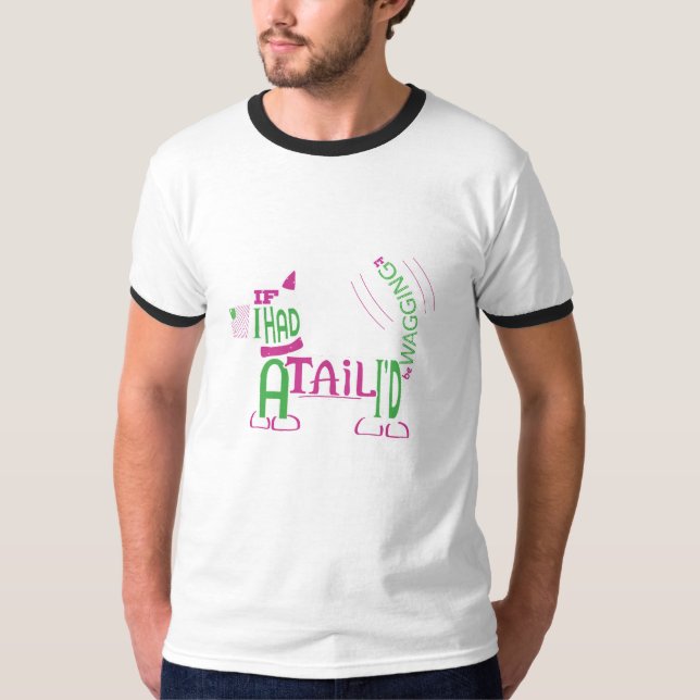 Wag din svan! t-shirt (Framsida)
