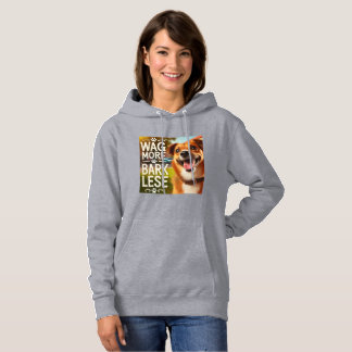 Wag More, Bark Less - A Lycklig Hund's Motto T Shirt