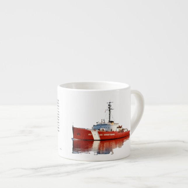 WAGB 83 Mackinaw red espresso mugg Espressomugg (Framsida höger)