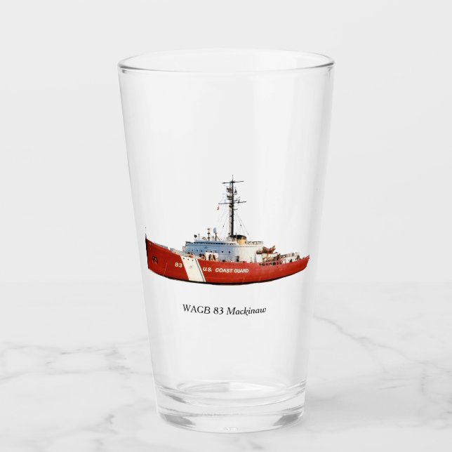 WAGB 83 Mackinaw Red glass Glaskopp (Framsida)