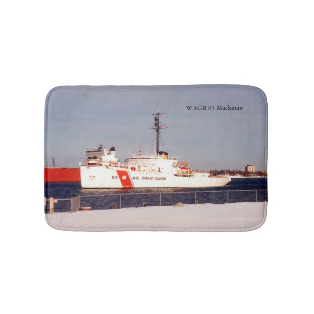 WAGB 83 Mackinaw white bathmat Badrumsmatta (Framsidan)