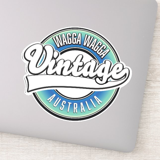 Wagga Wagga Australien. Klistermärken (Detalj)