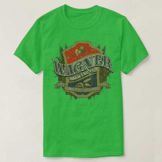 Wagner Brewing Co 1903 Classique T Shirt (Design framsida)