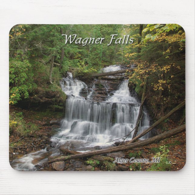 Wagner Falls mousepad Musmatta (Framsidan)