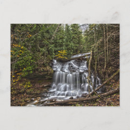 Wagner Falls, Munising, Michigan Vykort