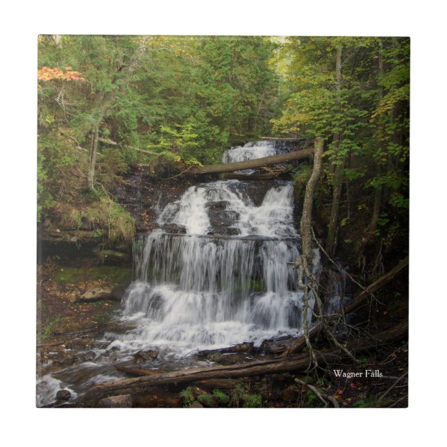 Wagner Falls-platta Kakelplatta (Framsidan)