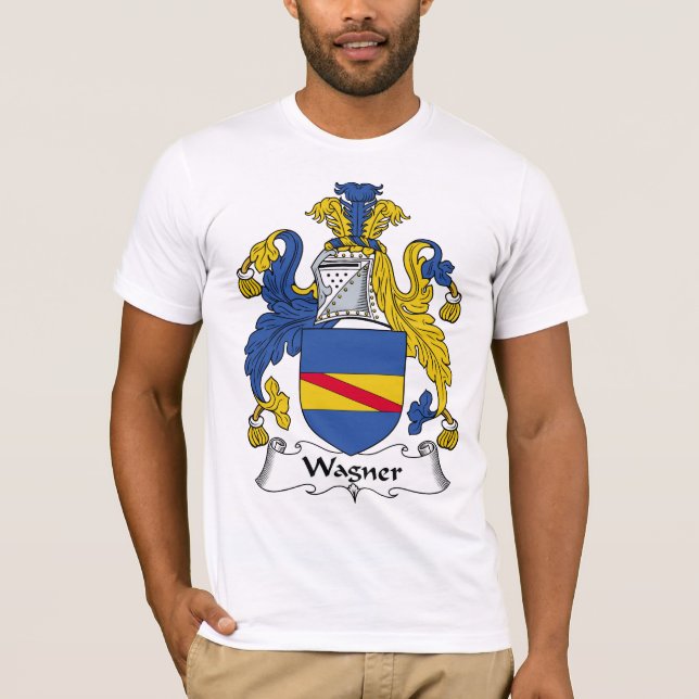 Wagner familjvapensköld t-shirt (Framsida)