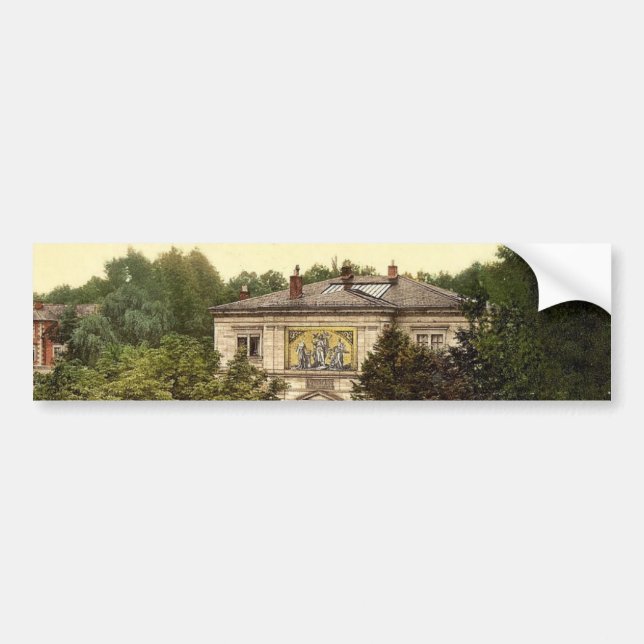 Wagners hus, Bayreuth, Bayern, Tyskland classic Bildekal (Framsidan)