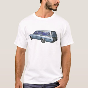 Wagon. 1962 för blåttChevrolet station Tee Shirt