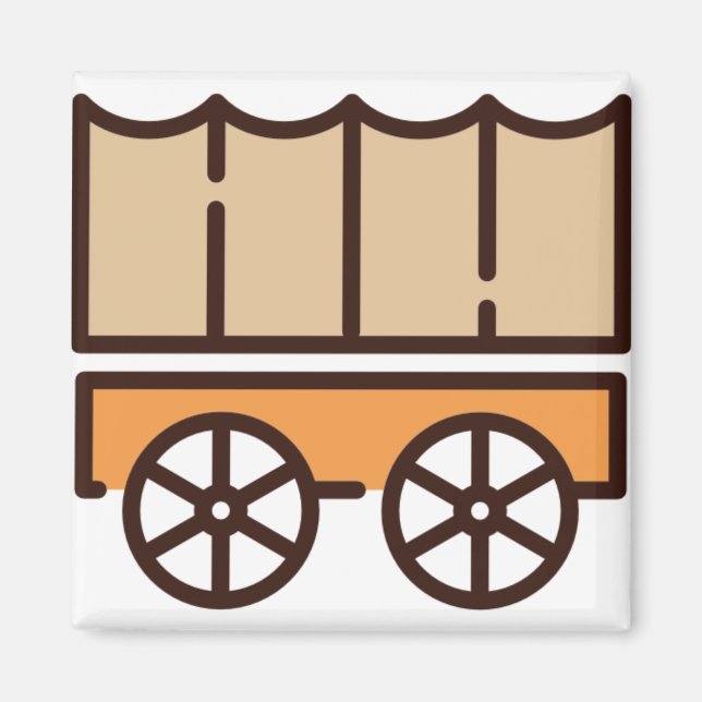Wagon Cart Magnet (Framsidan)