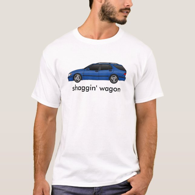 wagon_cosmic 01aero, shagginvagn tee (Framsida)