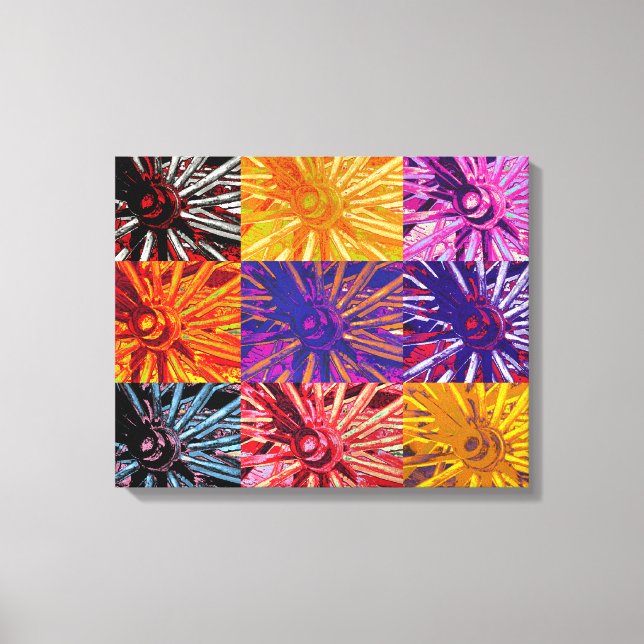 WAGON HJUL CANVASTRYCK (Framsida)