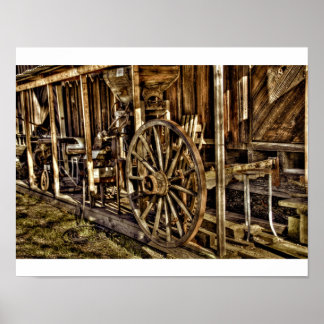 Wagon hjul poster