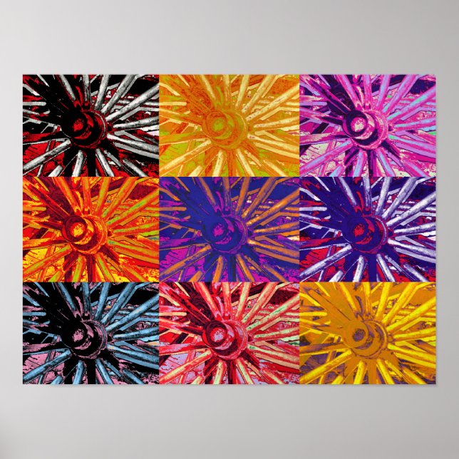 WAGON HJUL POSTER (Framsidan)