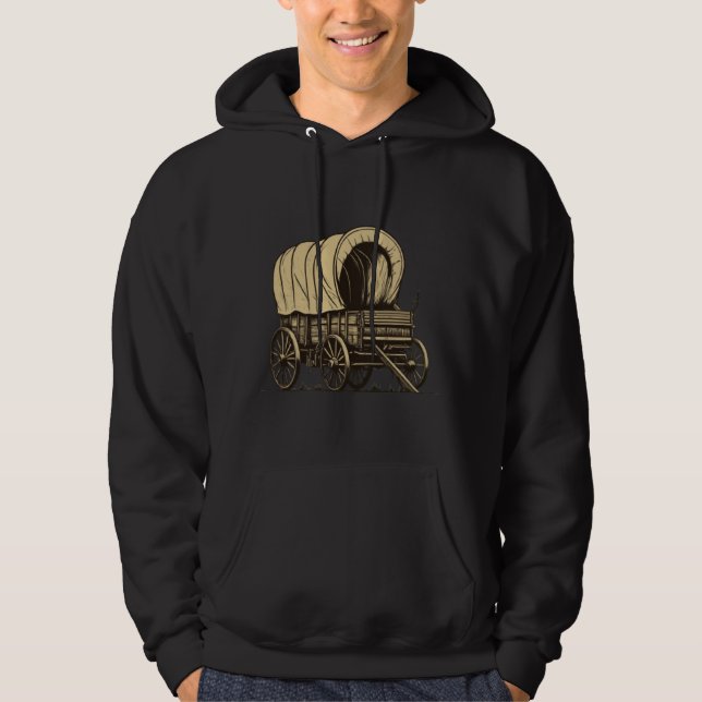 Wagon Silhouette Hoodie (Framsida)
