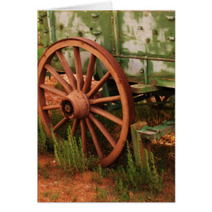 Wagon Wheel Hälsningskort