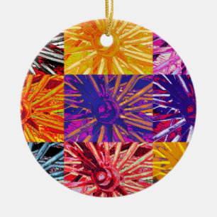 WAGON WHEEL JULGRANSPRYDNAD KERAMIK