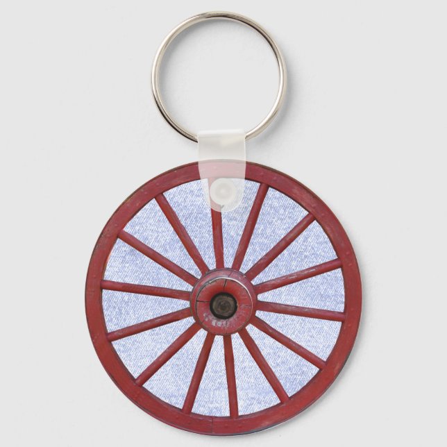 WAGON WHEEL-KEYCHAIN NYCKELRING (Framsida)
