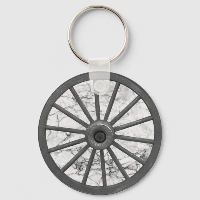 WAGON WHEEL-KEYCHAIN NYCKELRING (Framsida)