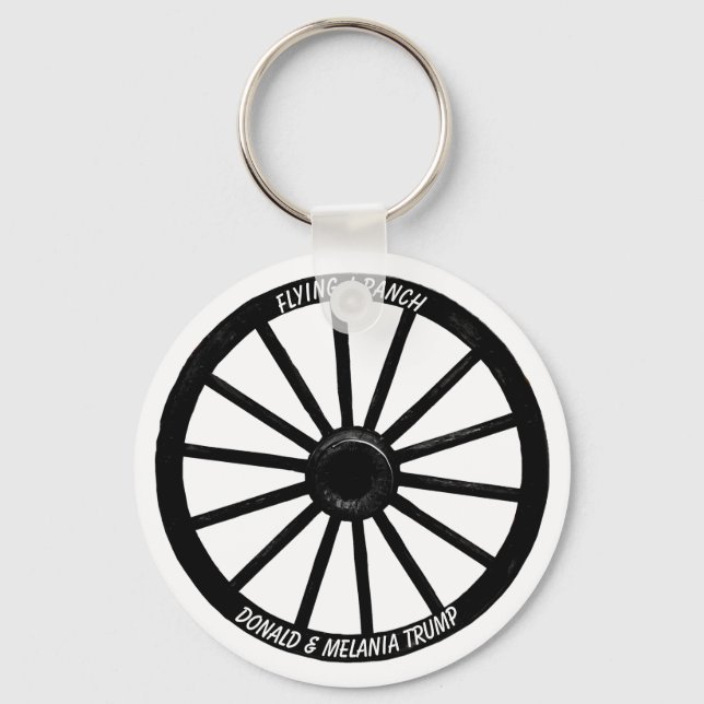 WAGON WHEEL-KEYCHAIN NYCKELRING (Framsida)