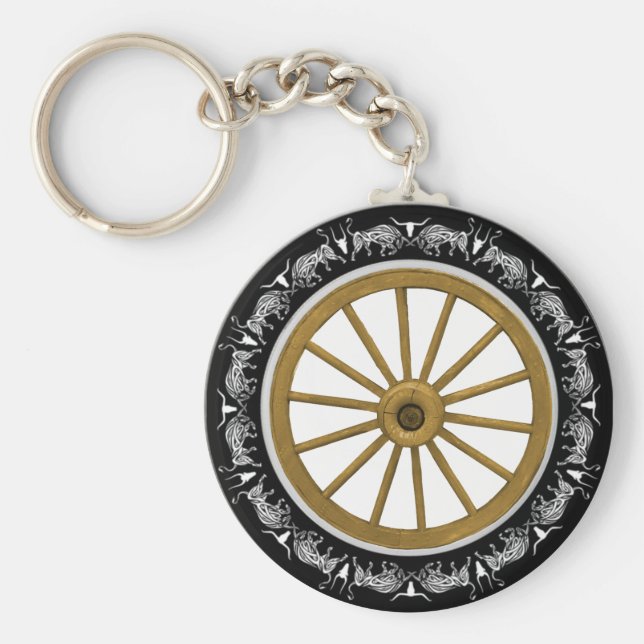 WAGON WHEEL NYCKELRING (Framsidan)